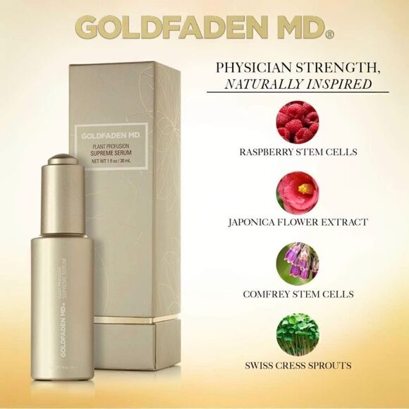 NIB GOLDFADEN MD Plant Profusion Supreme Serum, NET WT 1 ﬂ oz / 30 mL, Full Size - Picture 4 of 11